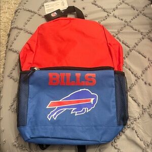 Buffalo Bills NFL Team Backpack - Red and Blue nwt